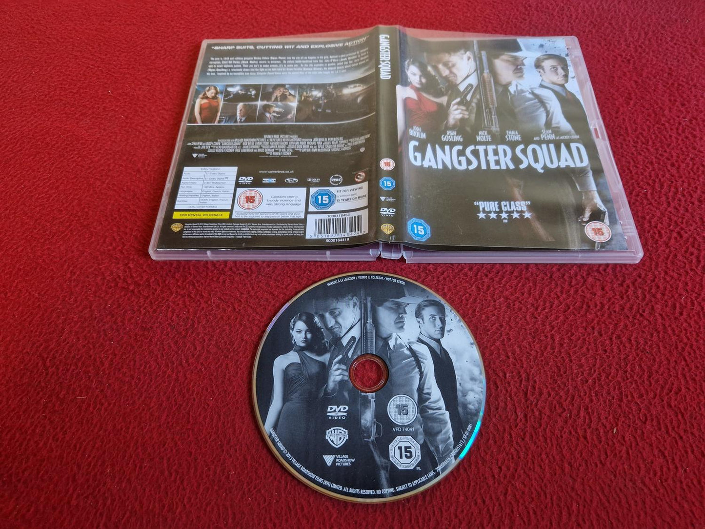 GANGSTER SQUAD DVD