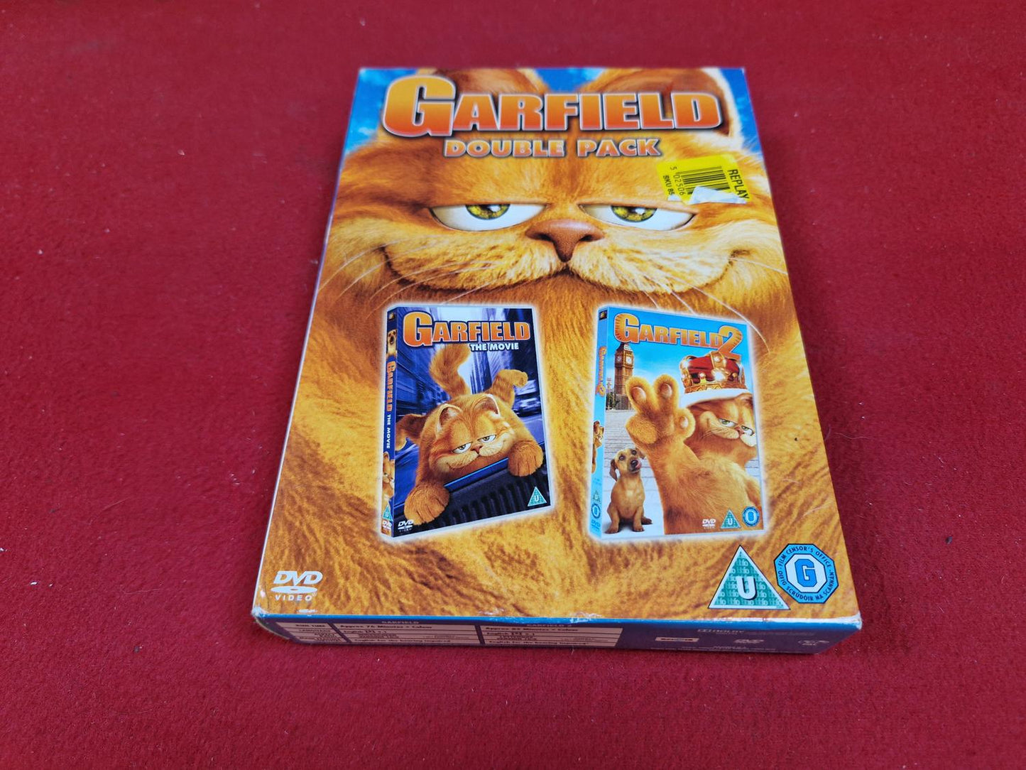GARFIELD DOUBLE PACK BOX till DVD