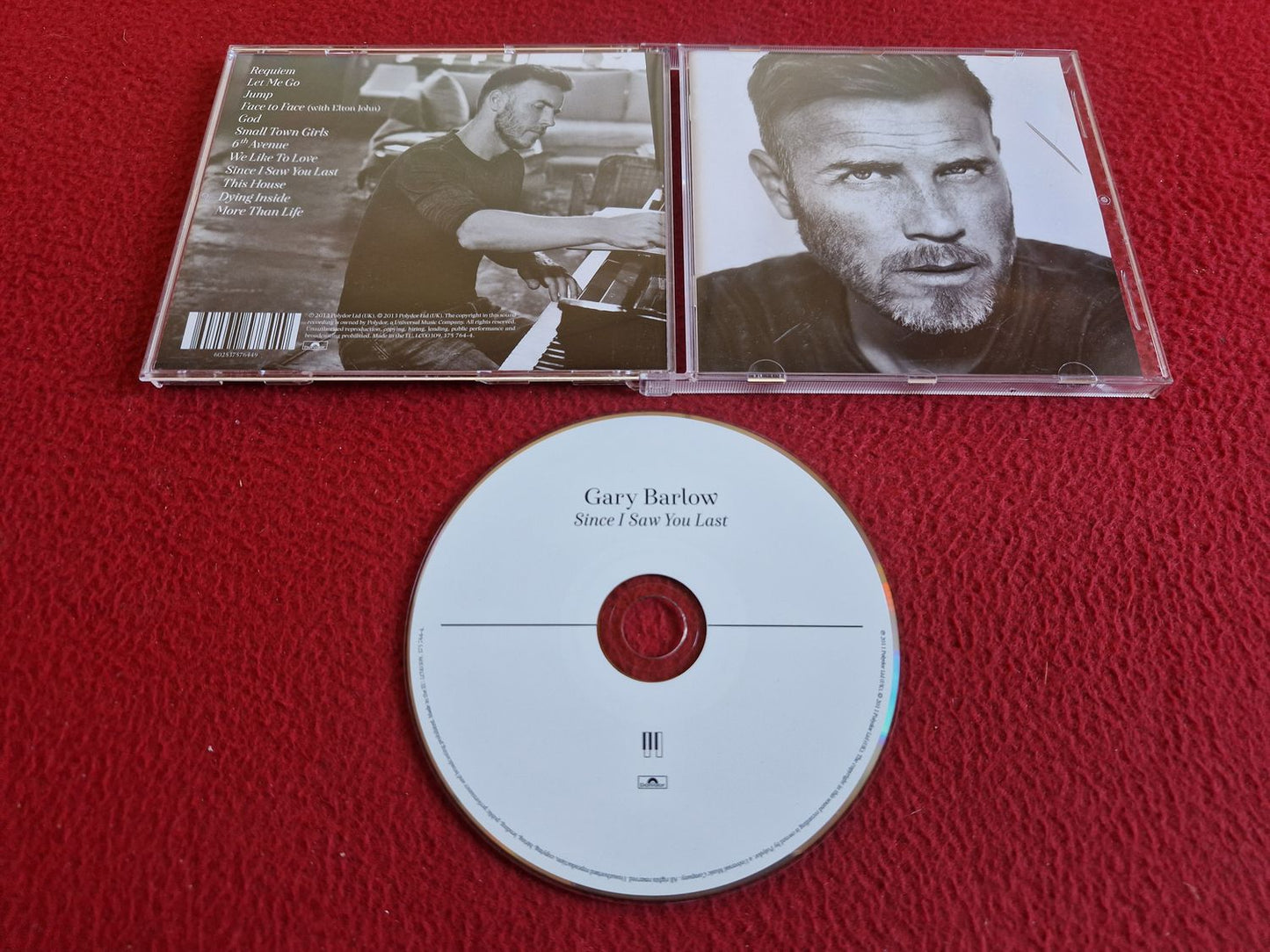 GARY BARLOW SINCE I SAW YOU LAST CD