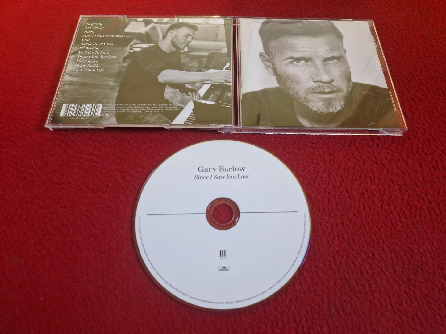GARY BARLOW SINCE I SAW YOU LAST CD