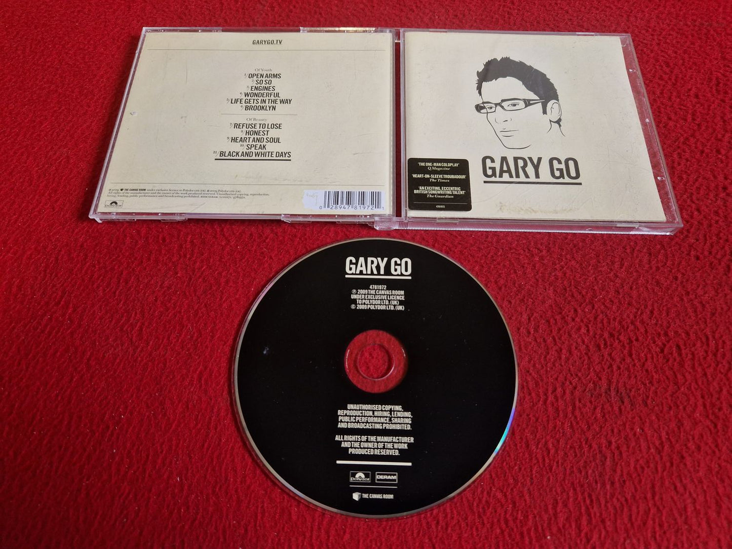 GARY GO - GARY GO CD
