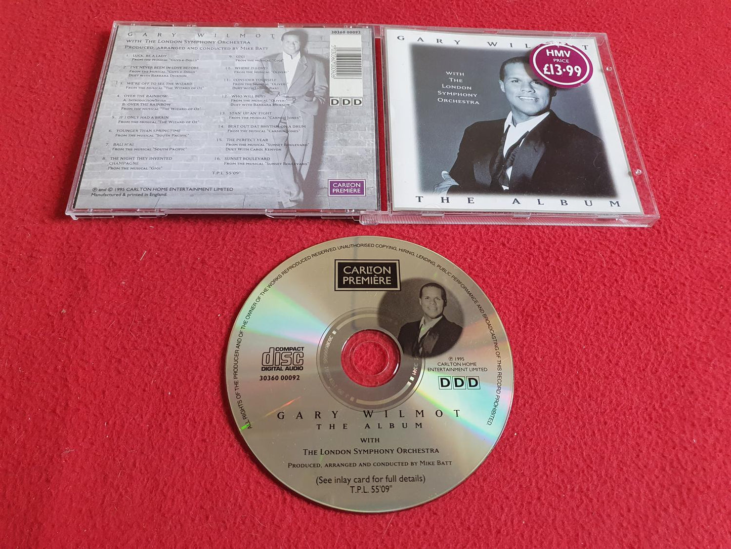 GARY WILMOT WITH THE LONDON SYMPHONY ORCHESTRA THE ALBUM till CD