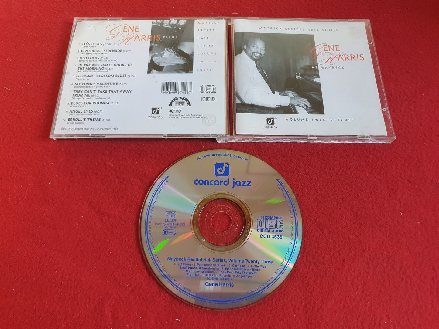 GENE HARRIS MAYBECK RECITAL HALL SERIES VOLUME 23 till CD