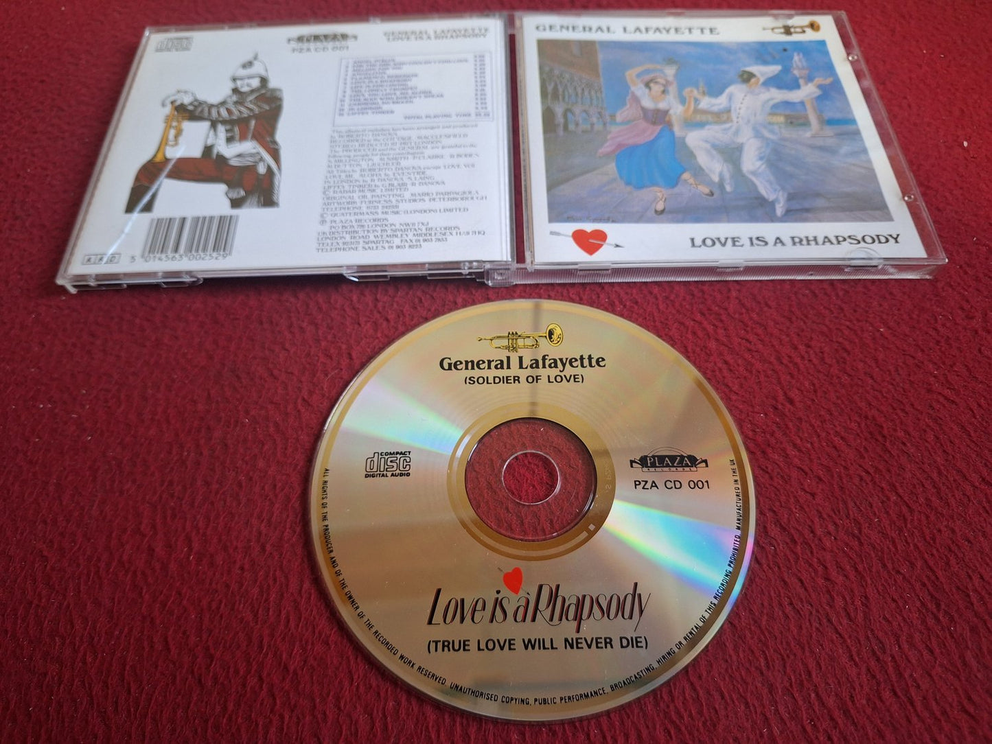 GENERAL LAFAYETTE LOVE IS A RHAPSODY CD