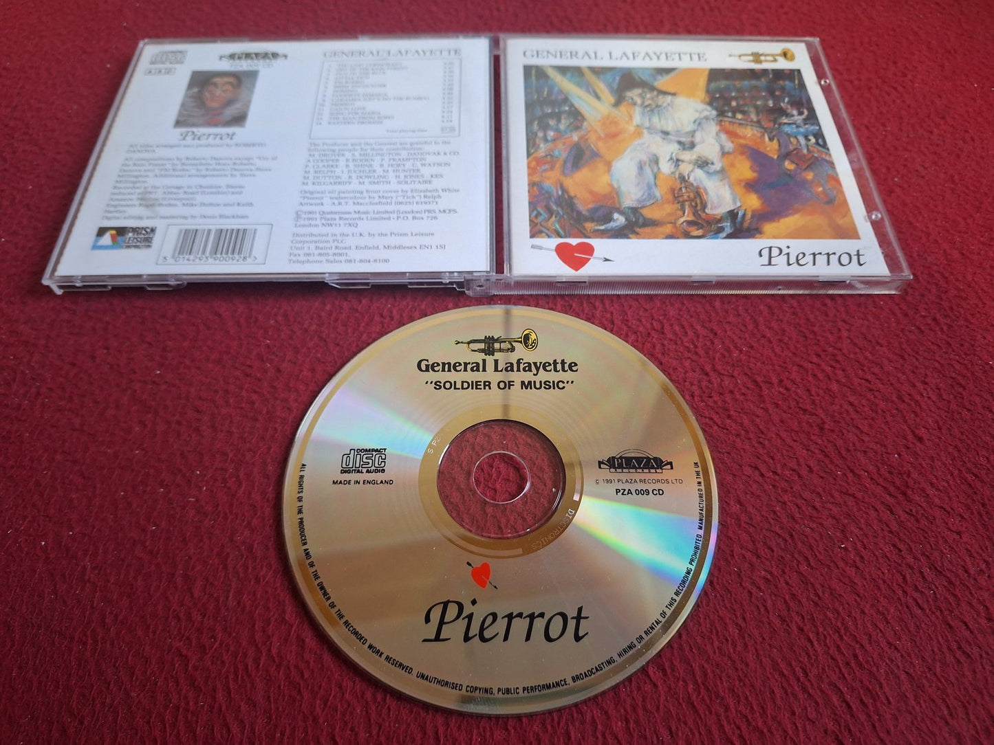 GENERAL LAFAYETTE PIERROT CD