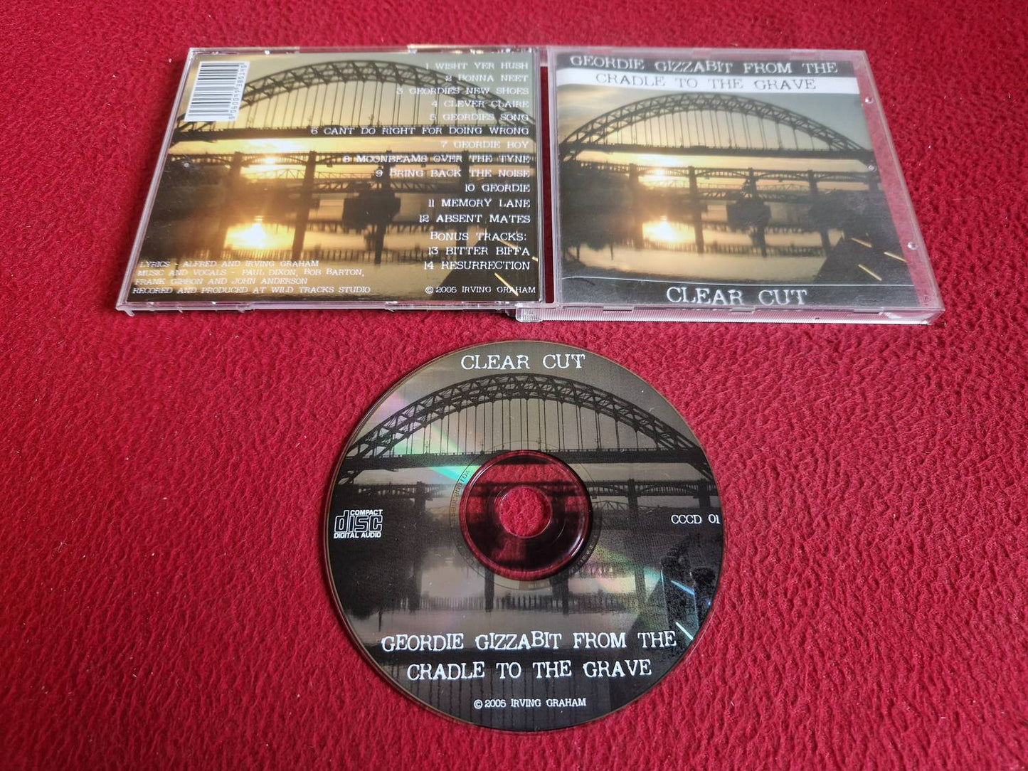 GEORDIE GIZZABIT FROM THE CRADLE TO THE GRAVE CLEAR CUT CD