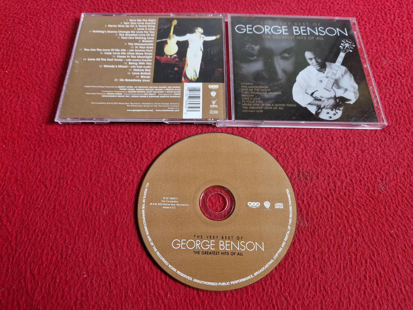 GEORGE BENSON THE VERY BEST OF THE GREATEST HITS OF ALL CD