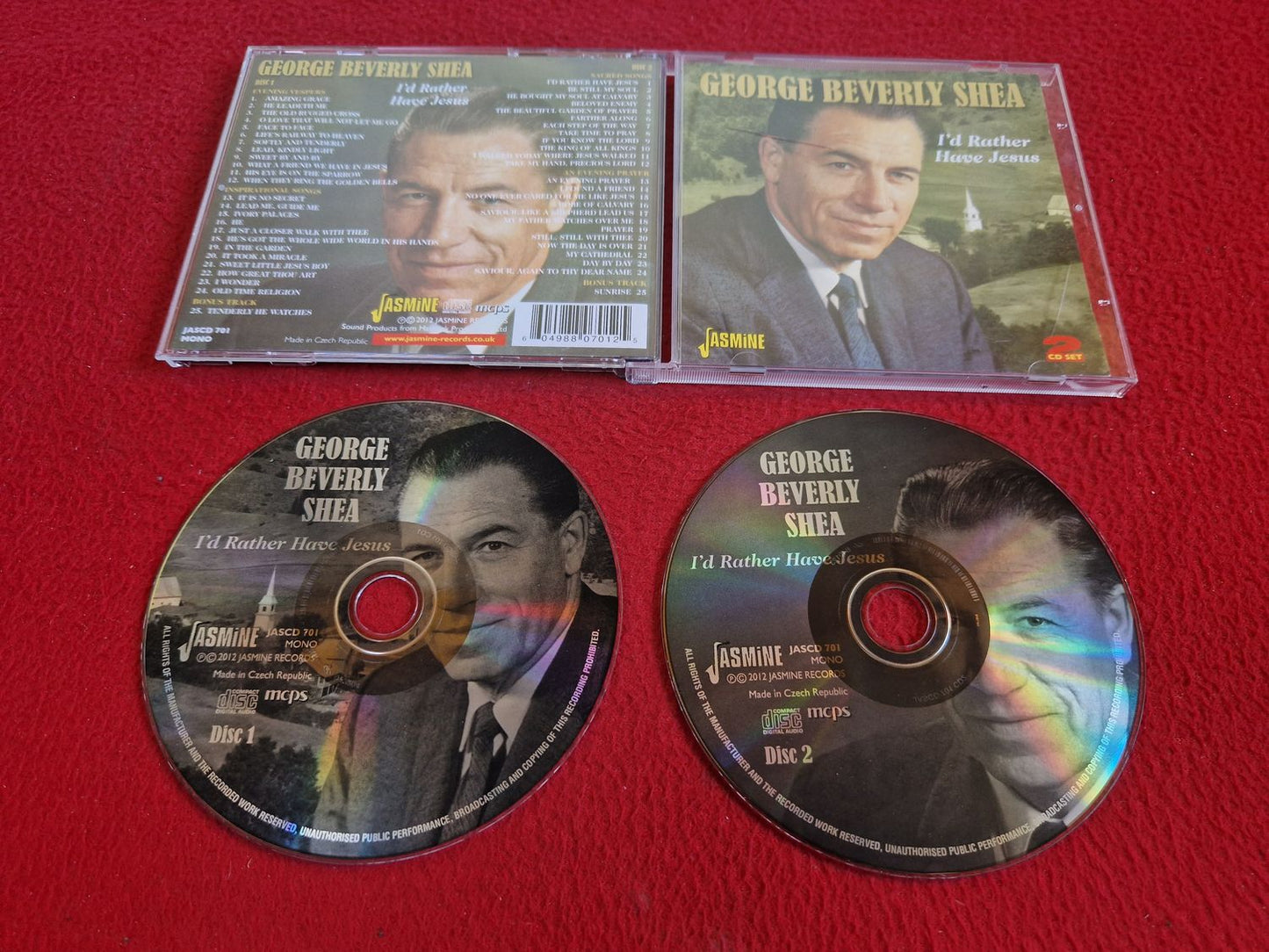 GEORGE BEVERLY SHEA I'D RATHER HAVE JESUS CD
