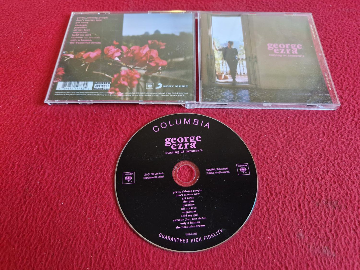 GEORGE EZRA STAYING AT TAMARA'S CD