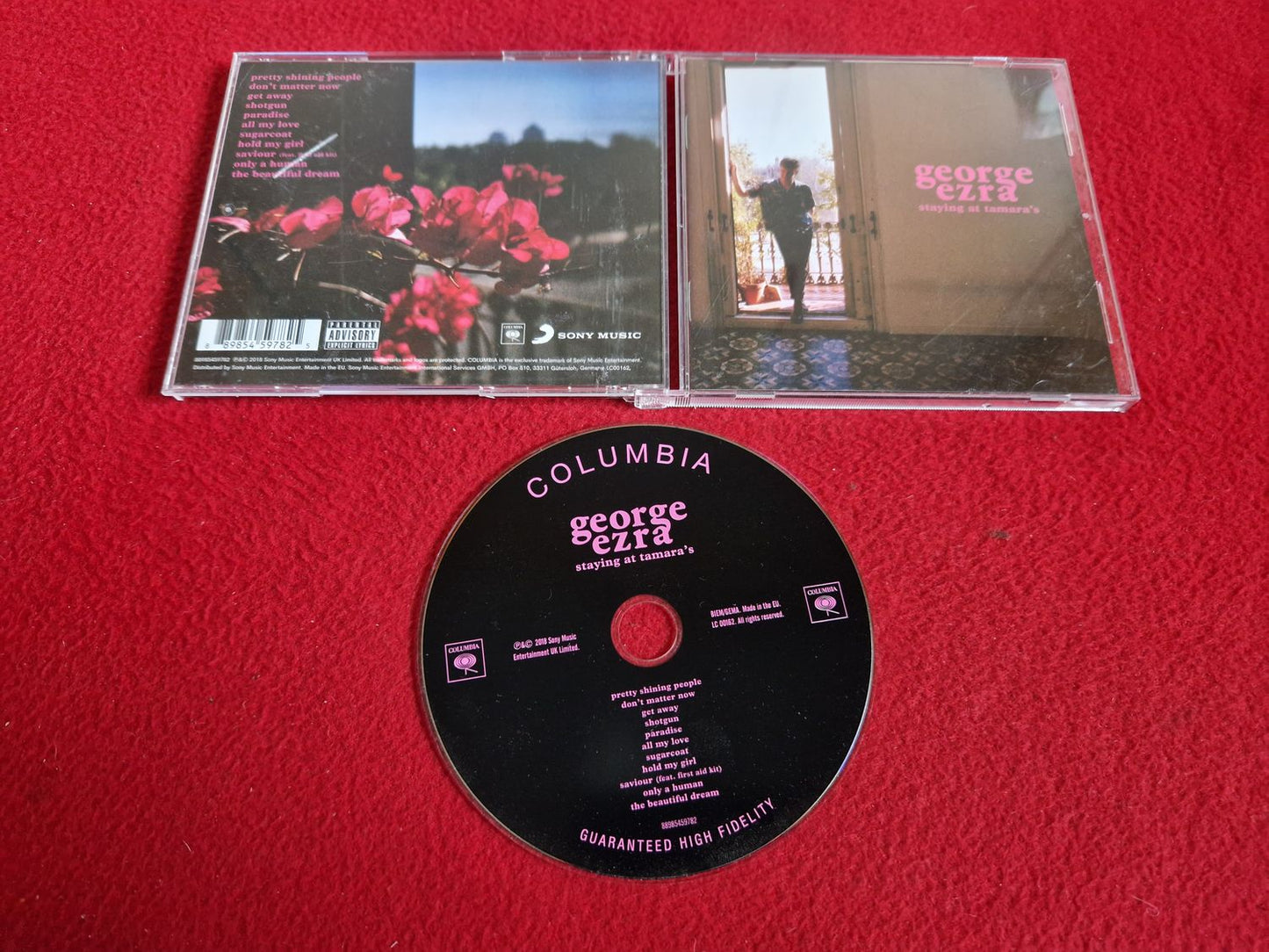 GEORGE EZRA STAYING AT TAMARA'S CD
