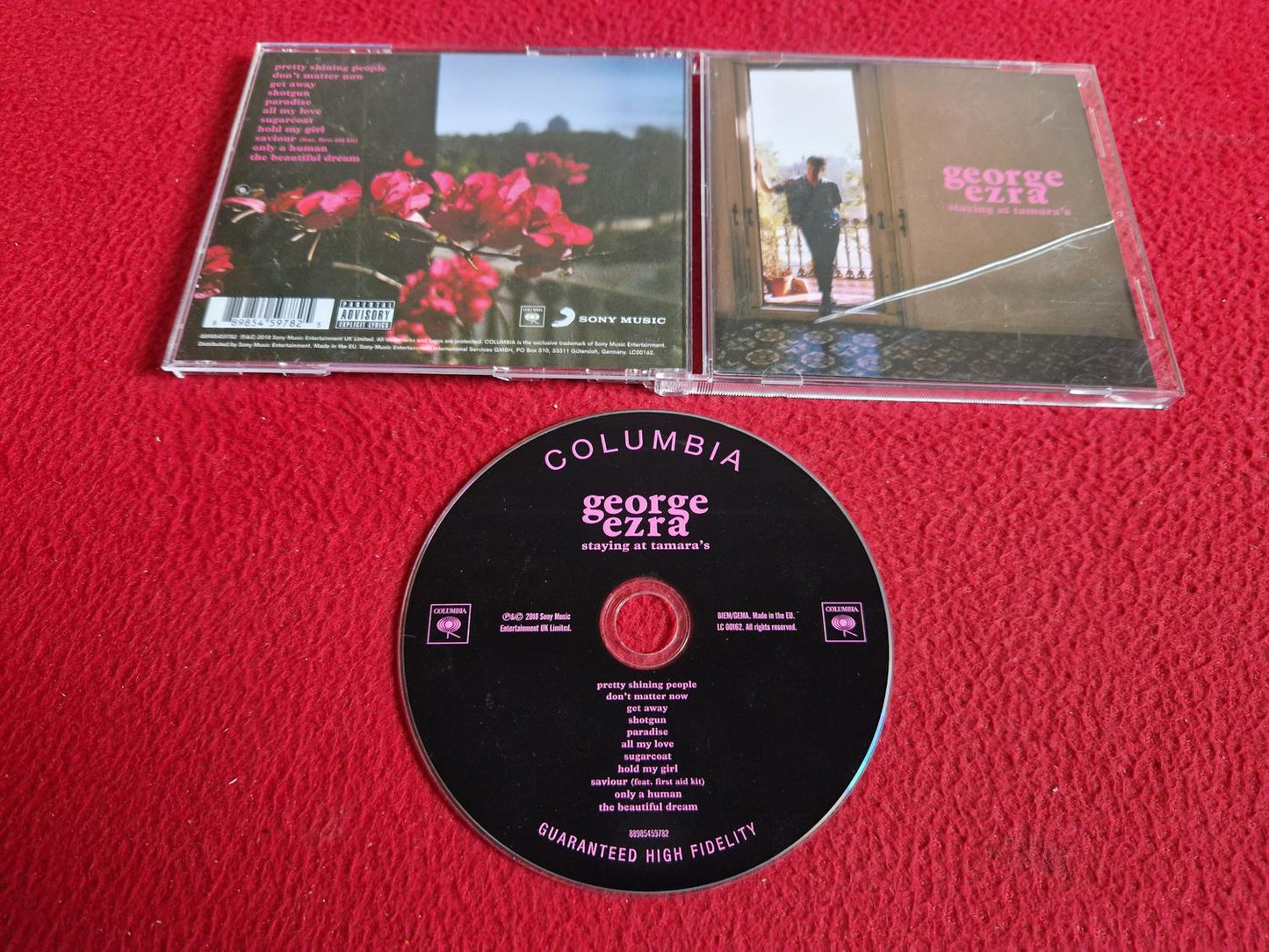 GEORGE EZRA STAYING AT TAMARA'S CD