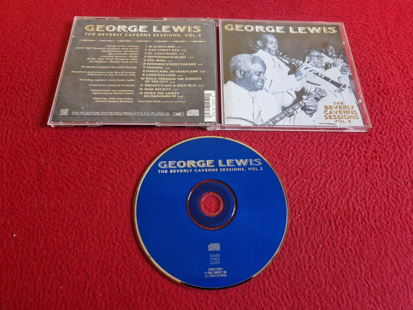 GEORGE LEWIS THE BEVERLY CAVERNS SESSIONS VOL 2 CD