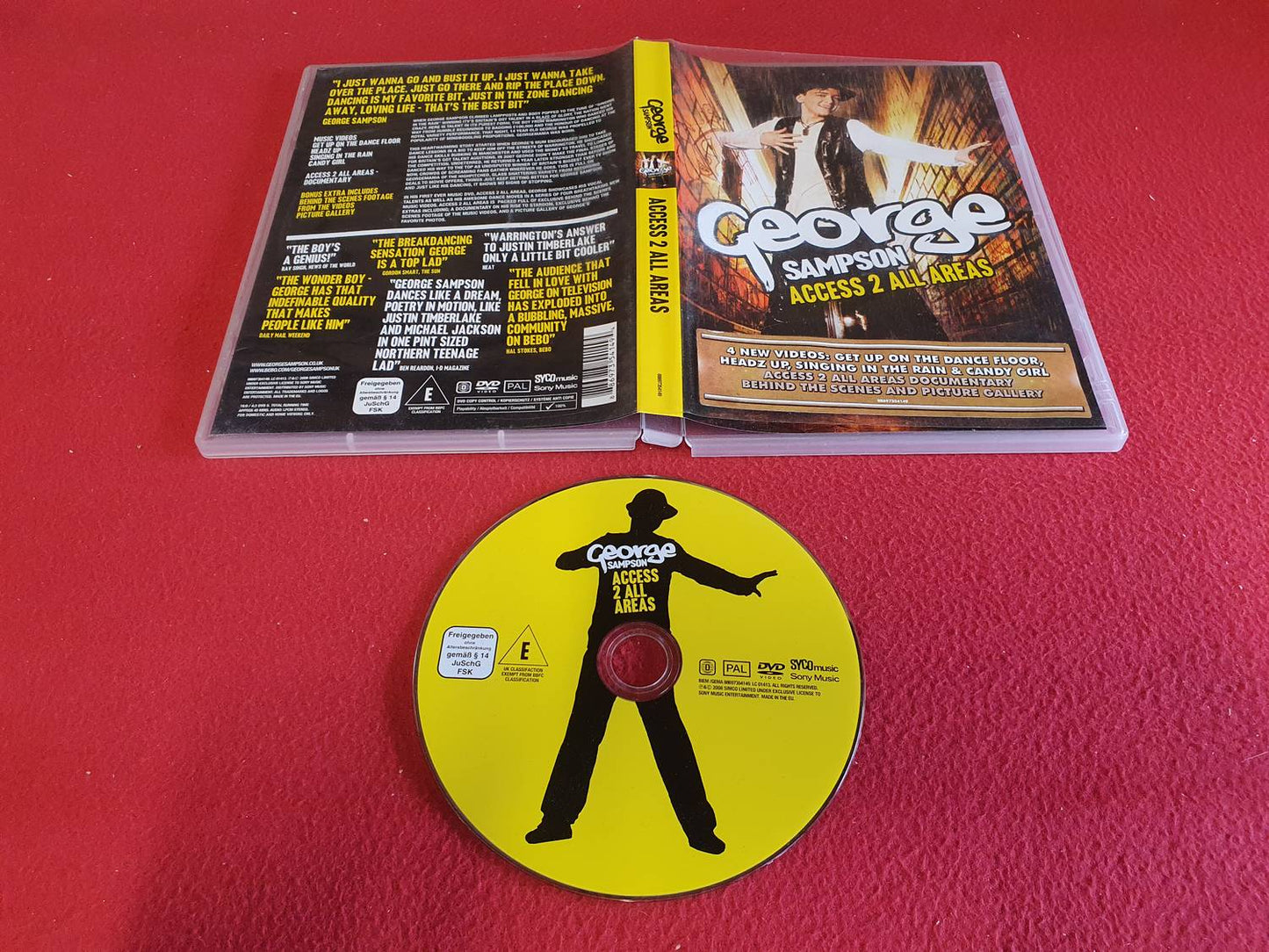 GEORGE SAMPSON ACESS 2 ALL AREAS till DVD