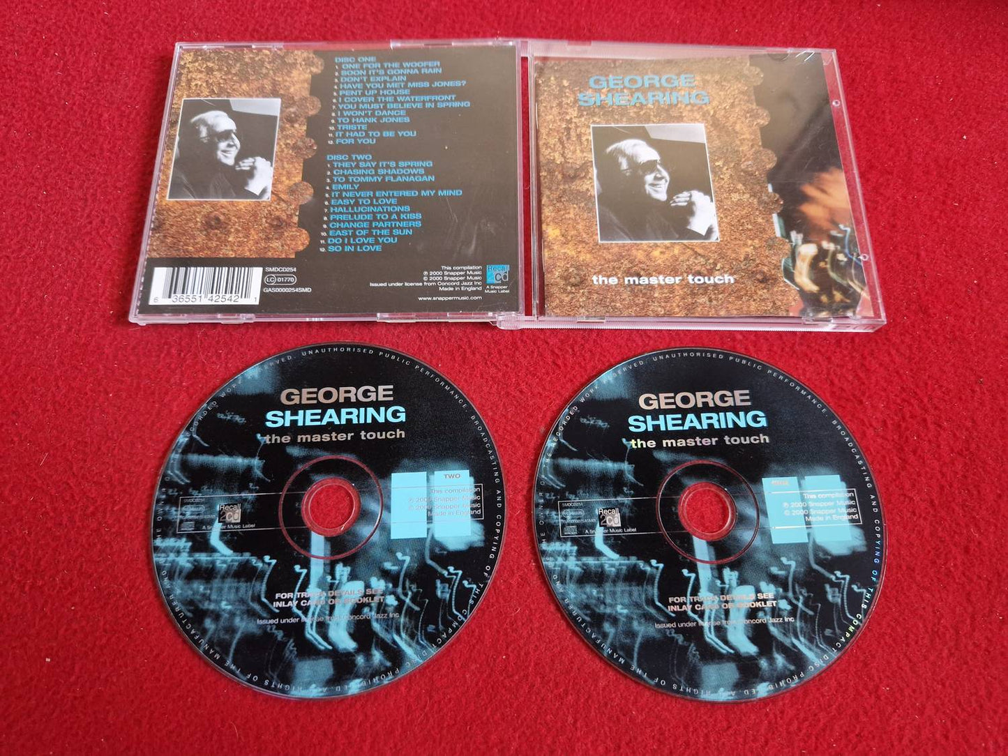 GEORGE SHEARING THE MASTER TOUCH CD