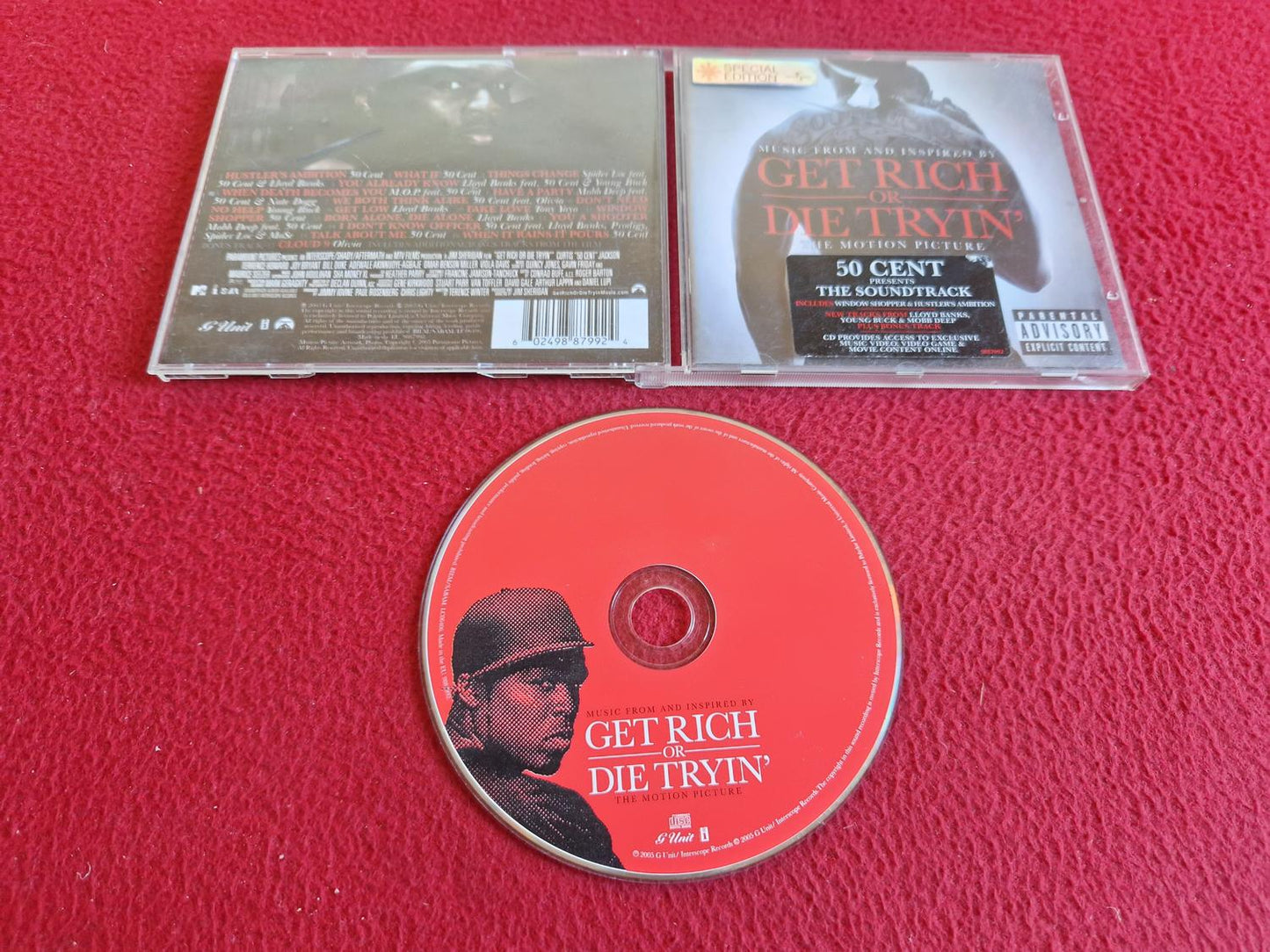 GET RICH OR DIE TRYIN THE MOTION PICTURE CD