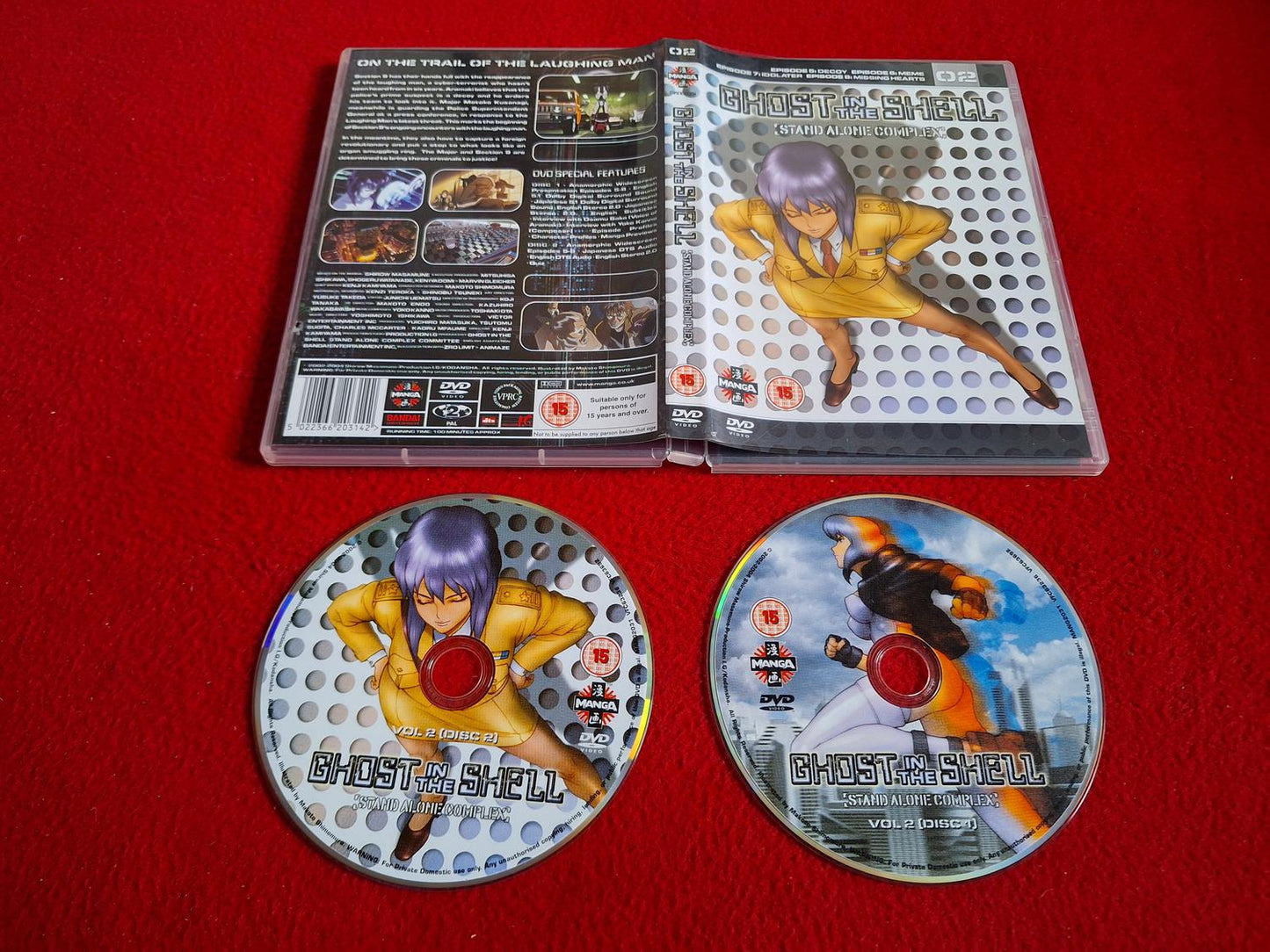 GHOST IN THE SHELL STAND ALONE COMPLEX EPISODES 5 - 8 DVD