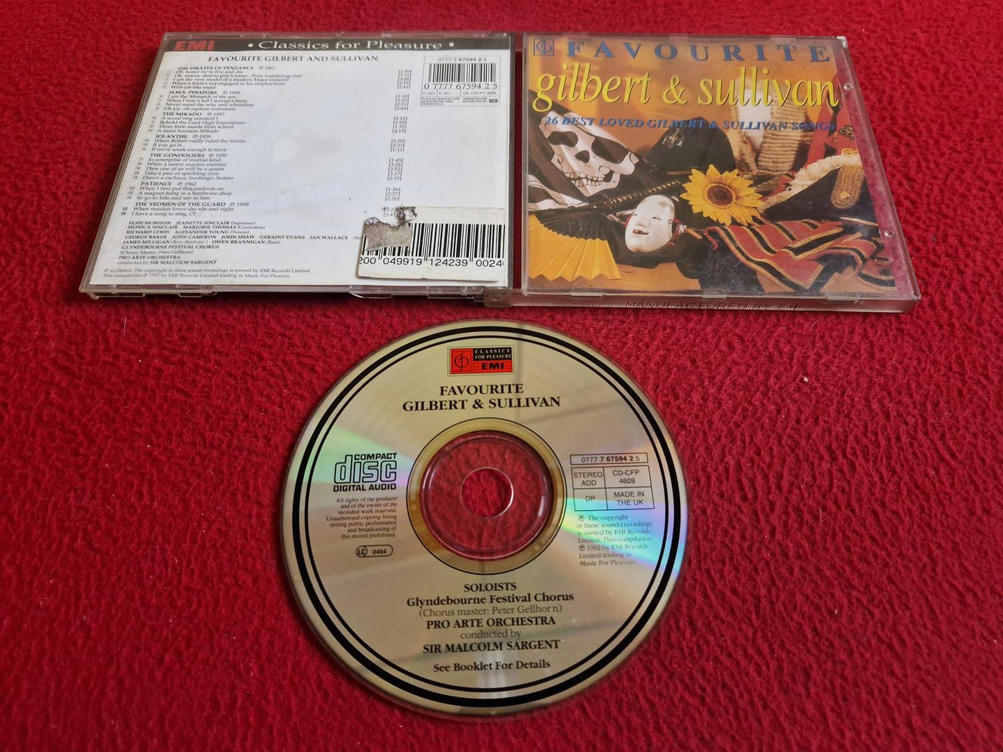 GILBERT & SULLIVAN FAVOURITE CD