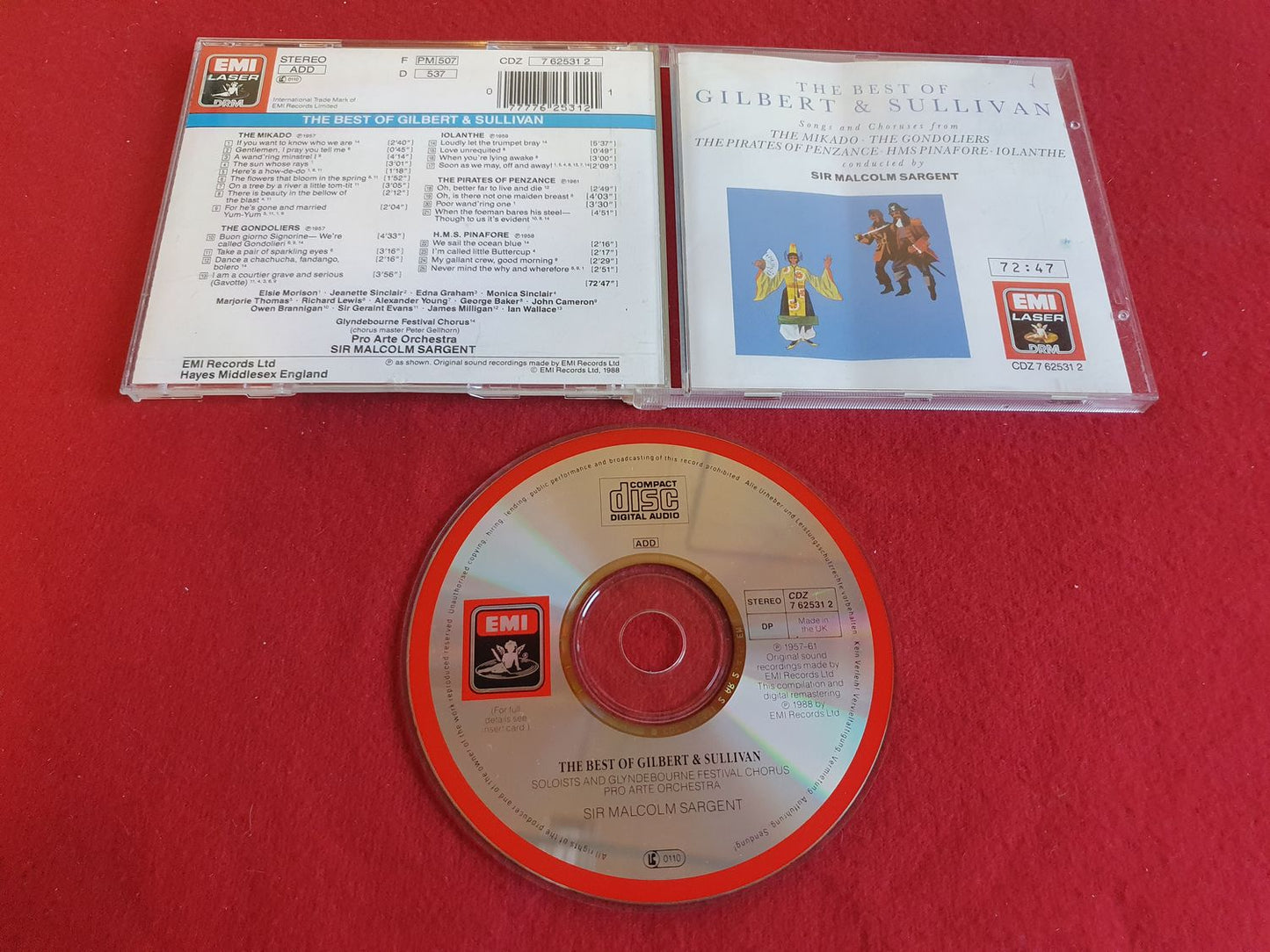 GILBERT & SULLIVAN THE BEST OF till CD