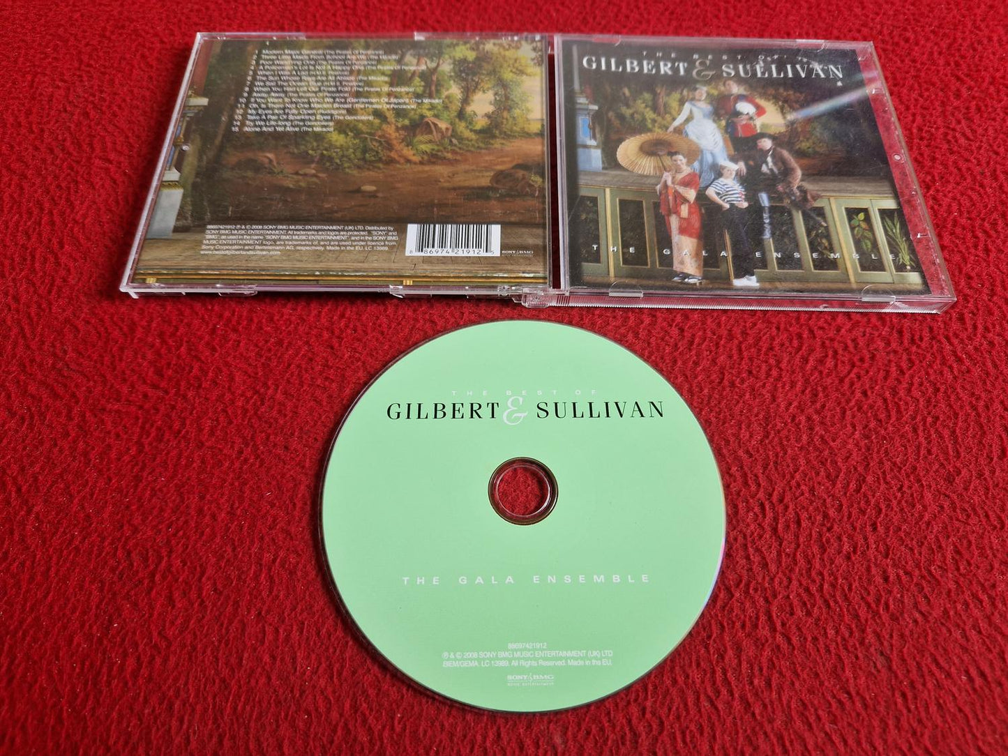 GILBERT & SULLIVAN THE GALA ENSEMBLE THE BEST OF CD