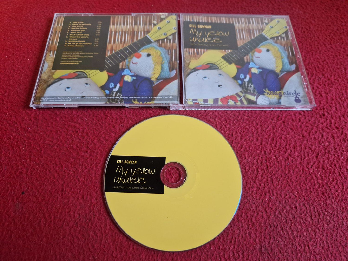 GILL BOWMAN MY YELLOW UKULELE CD