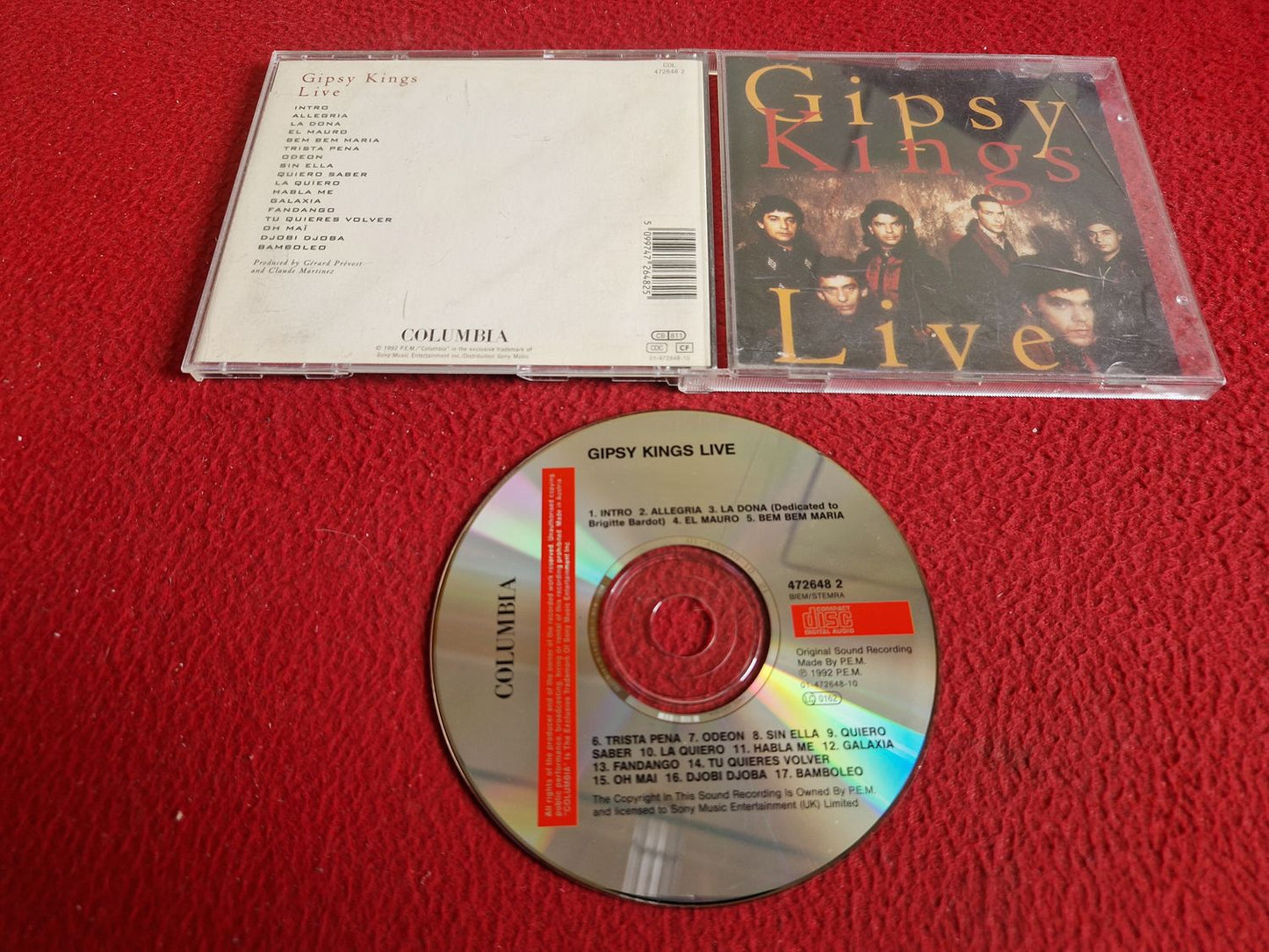 GIPSY KINGS LIVE CD