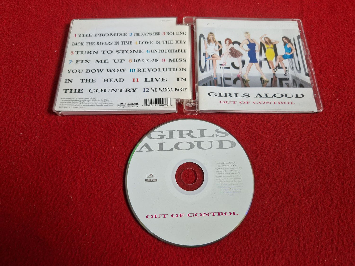 GIRLS ALOUD OUT OF CONTROL CD