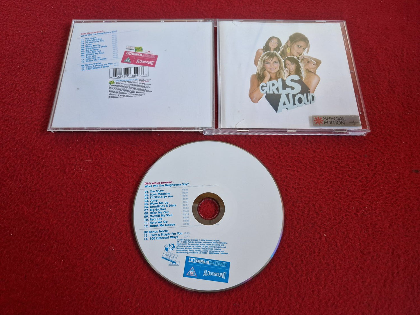 GIRLS ALOUD WHAT WILL THE NEIGHBOURS SAY? CD