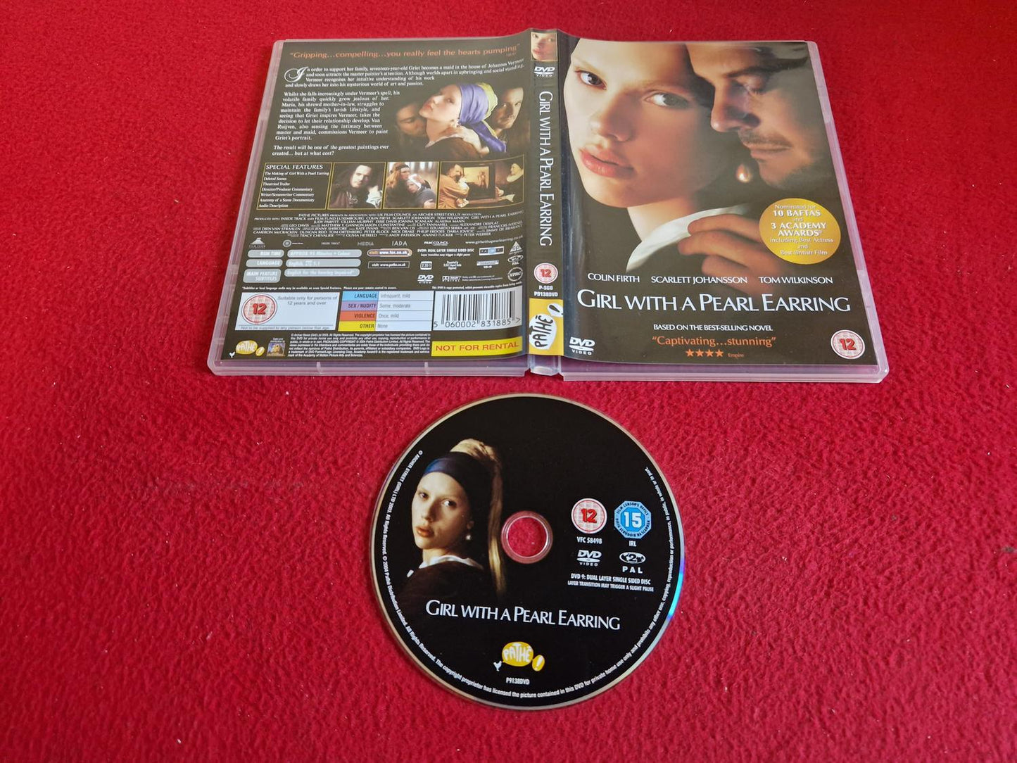 GIRL WITH A PEARL EARRING DVD