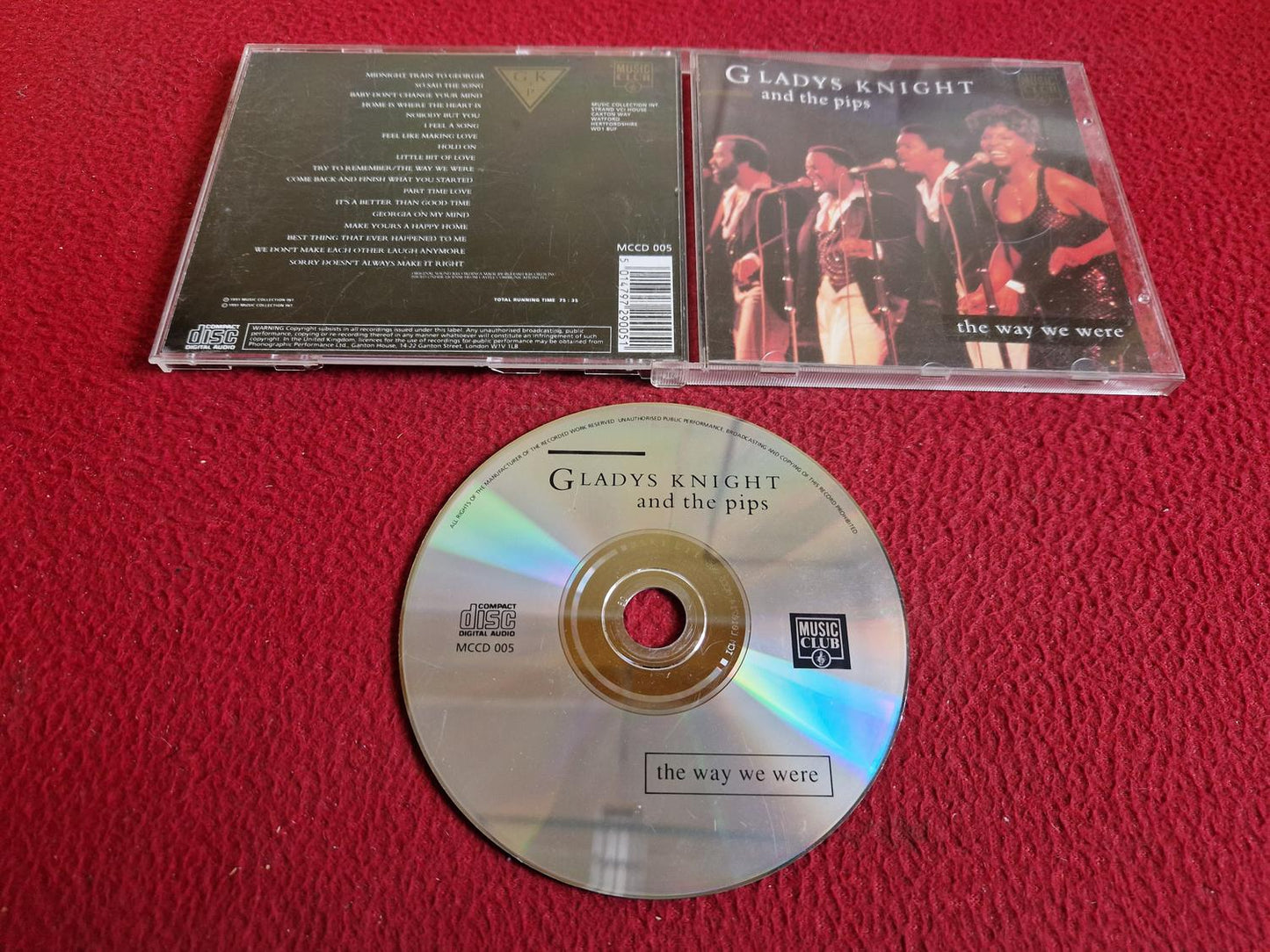GLADYS KNIGHT AND THE PIPS THE WAY WE WERE CD