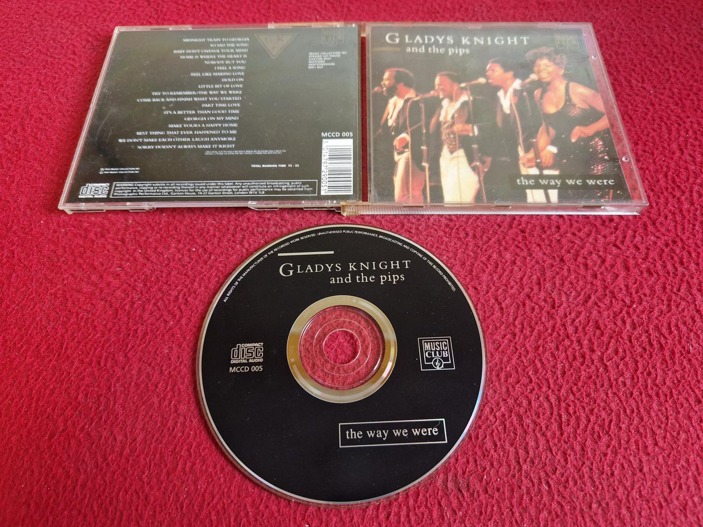 GLADYS KNIGHT AND THE PIPS THE WAY WE WERE CD
