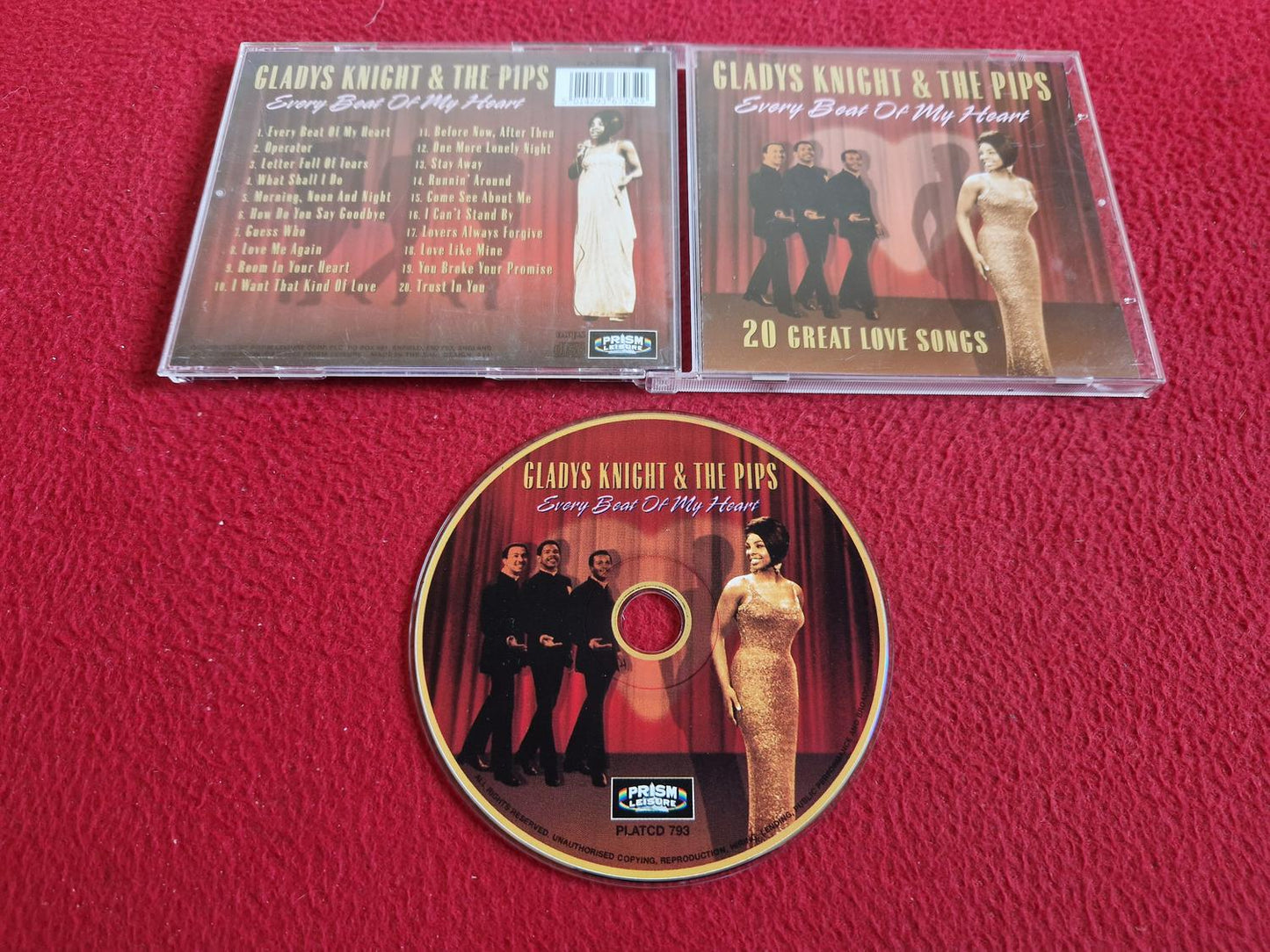 GLADYS KNIGHT & THE PIPS EVERY BEAT OF MY HEART CD