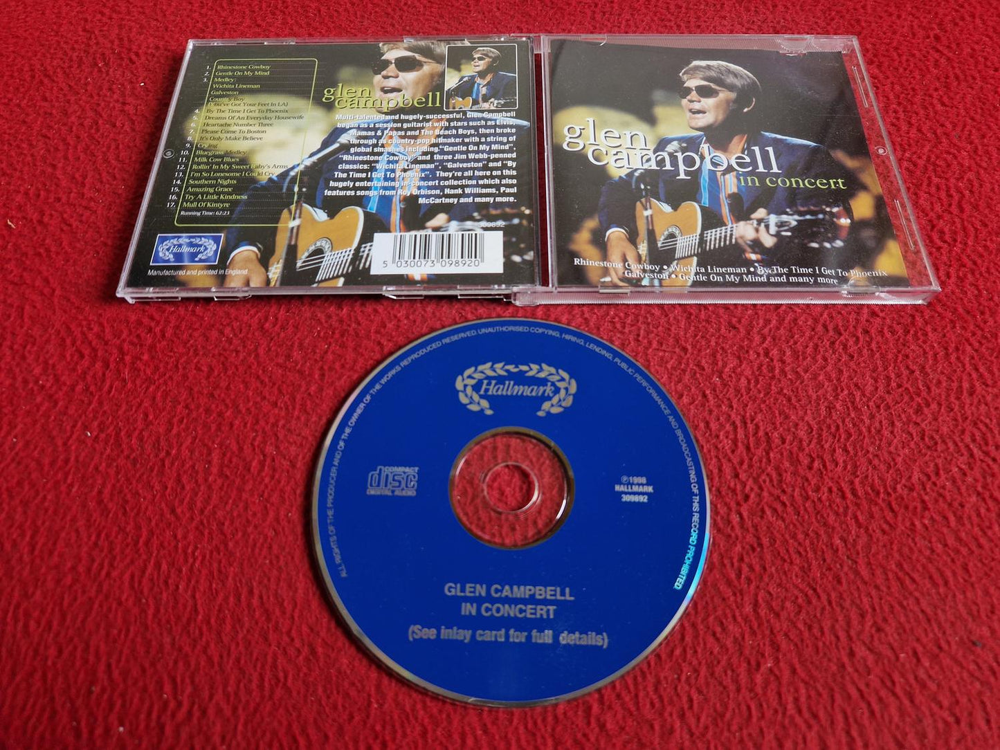 GLEN CAMPBELL IN CONCERT CD