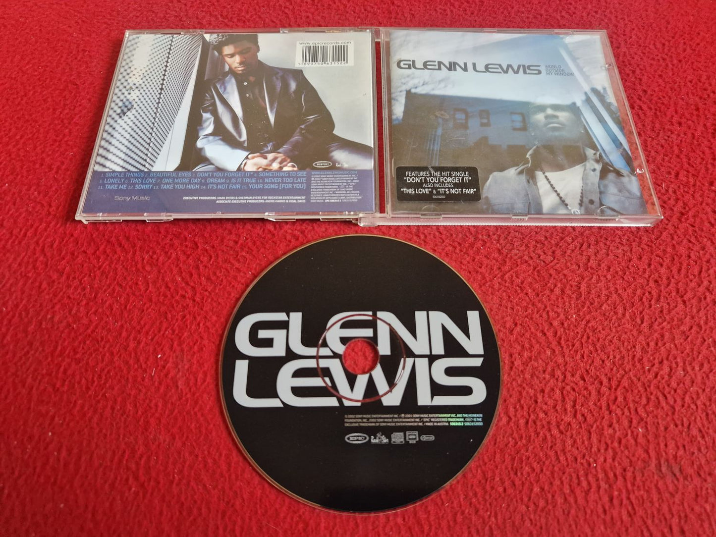 GLENN LEWIS WORLD OUTSIDE MY WINDOW CD