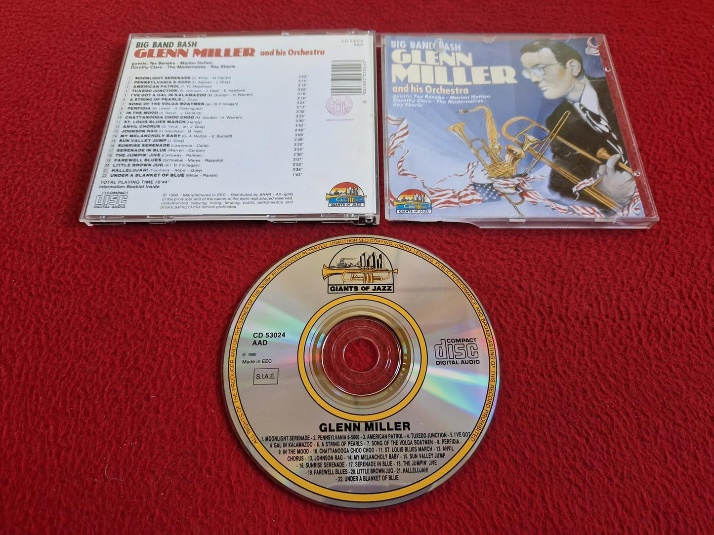 GLENN MILLER AND HIS ORCHESTRA BIG BAND BASH CD