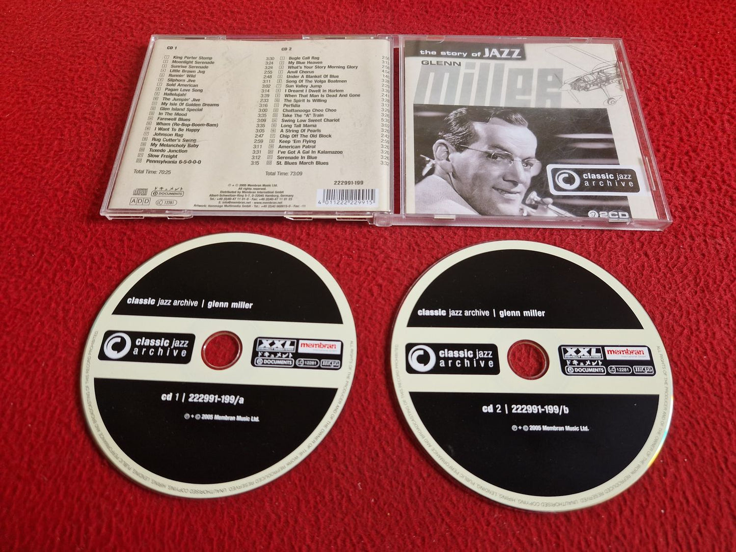 GLENN MILLER THE STORY OF JAZZ CD