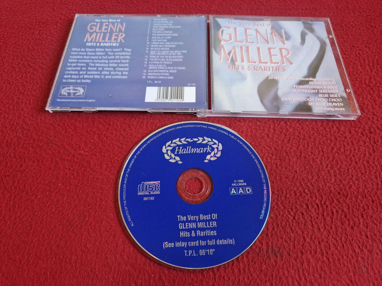 GLENN MILLER THE VERY BEST OF HITS & RARITIES CD