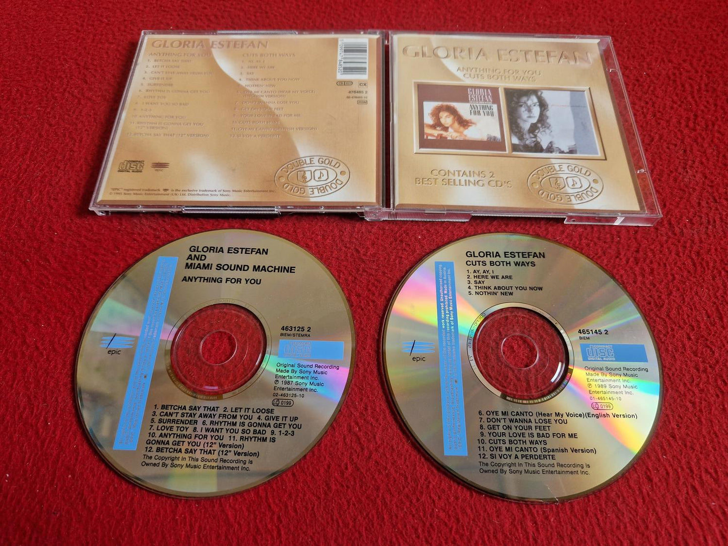 GLORIA ESTEFAN ANYTHING FOR YOU / CUTS BOTH WAYS CD