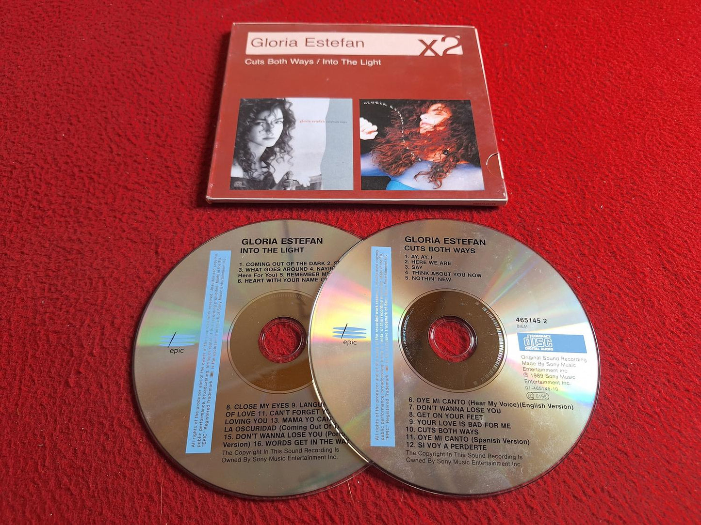 GLORIA ESTEFAN CUTS BOTH WAYS / INTO THE LIGHT CD