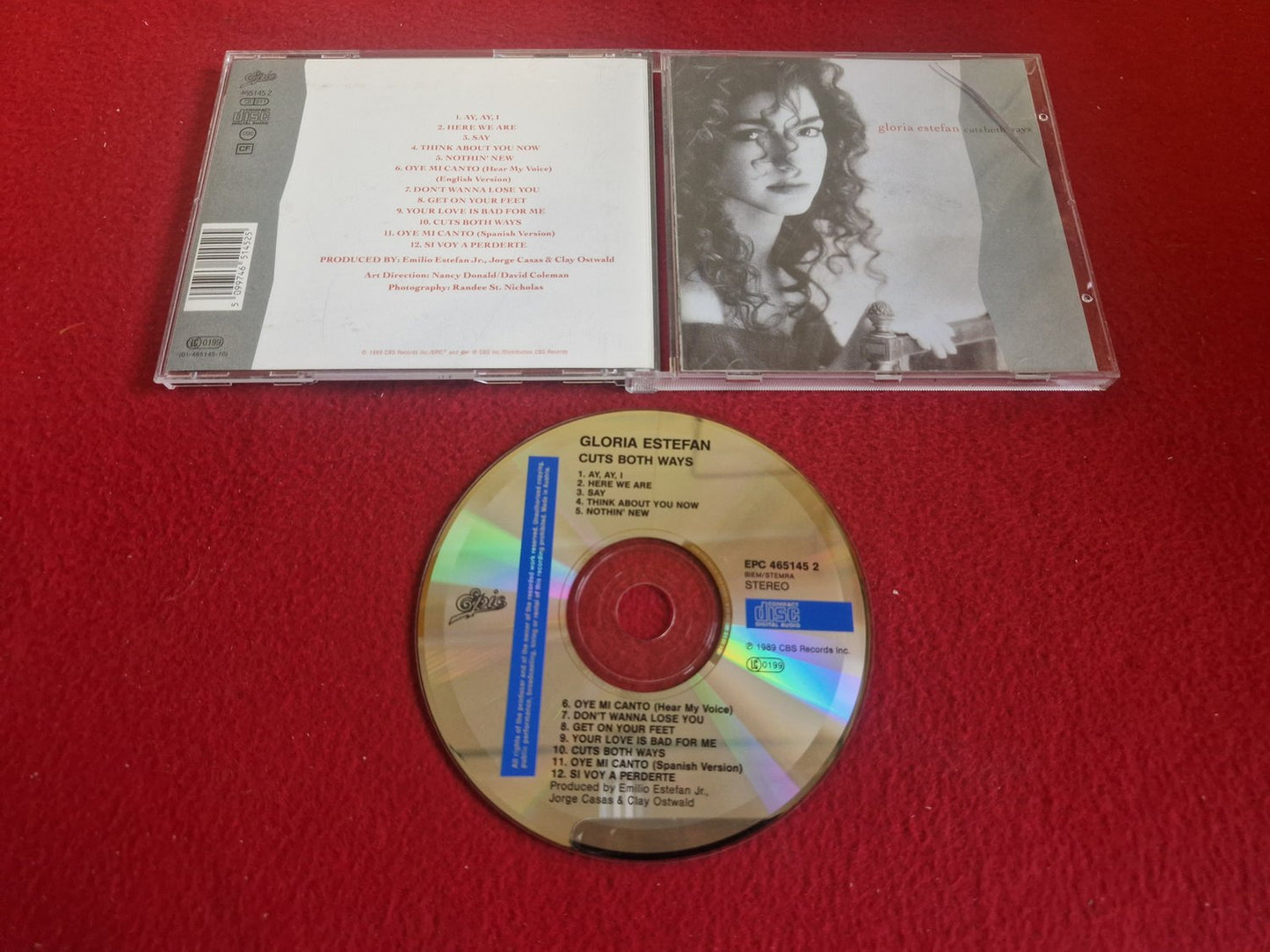 GLORIA ESTEFAN CUTS BOTH WAYS till CD