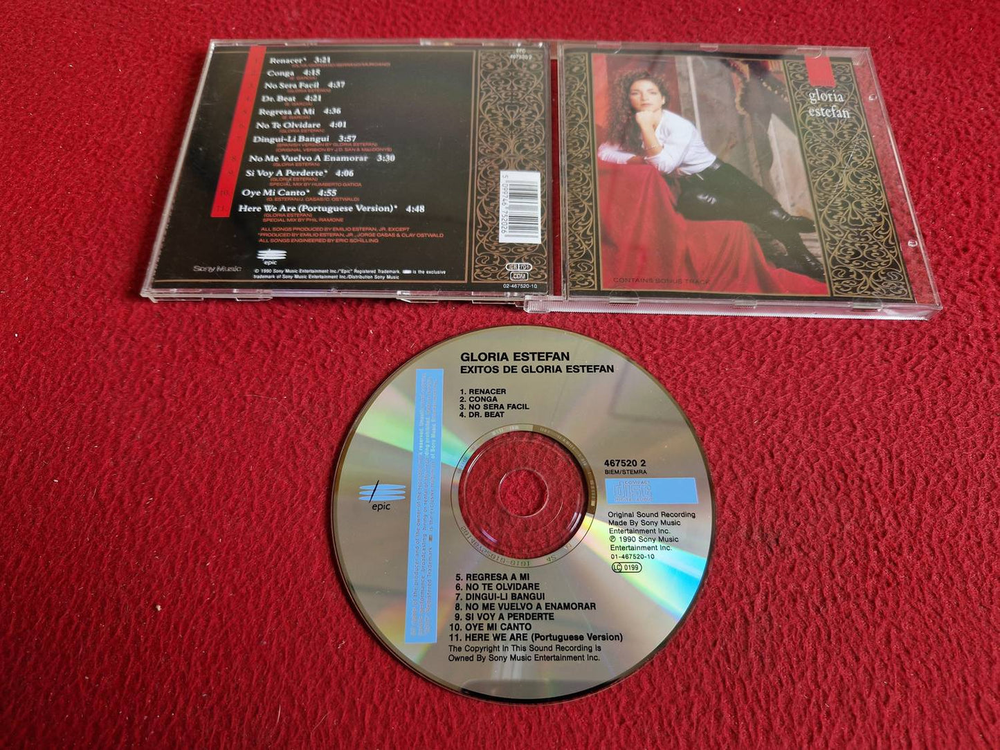 GLORIA ESTEFAN EXITOS DE GLORIA ESTEFAN CD