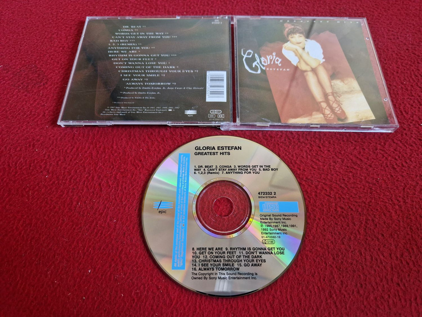 GLORIA ESTEFAN GREATEST HITS CD