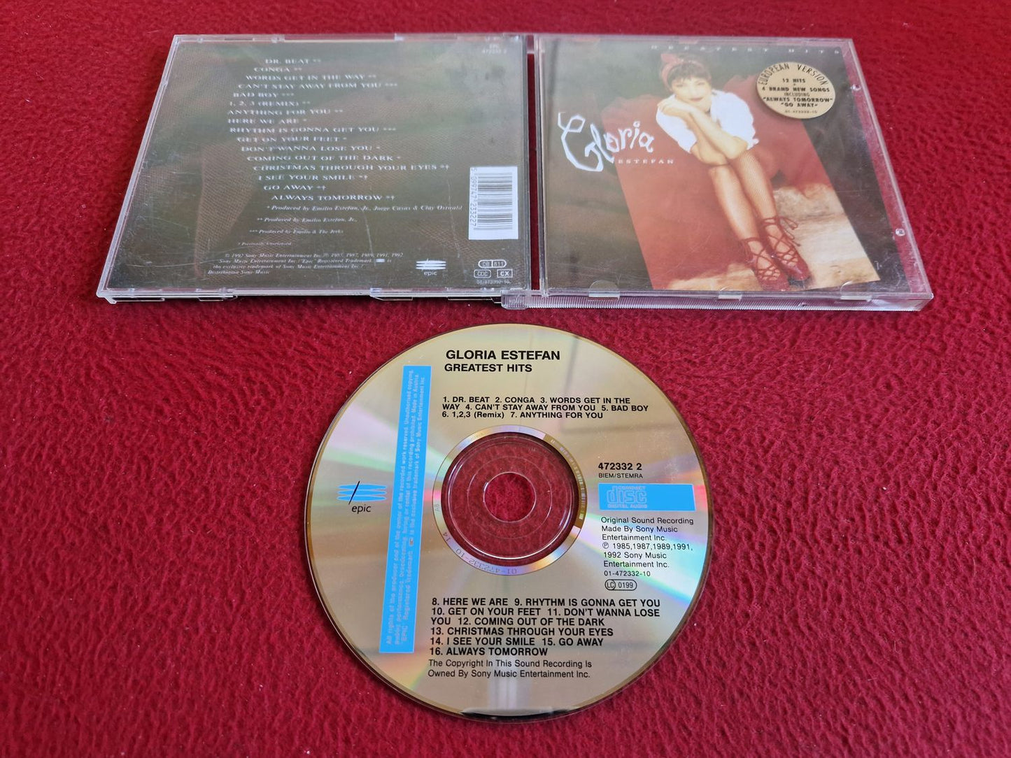 GLORIA ESTEFAN GREATEST HITS CD
