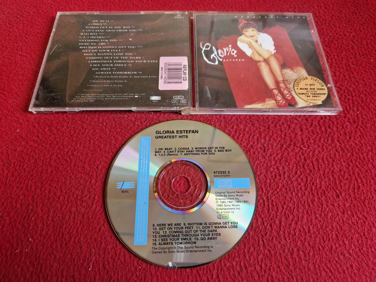 GLORIA ESTEFAN GREATEST HITS CD