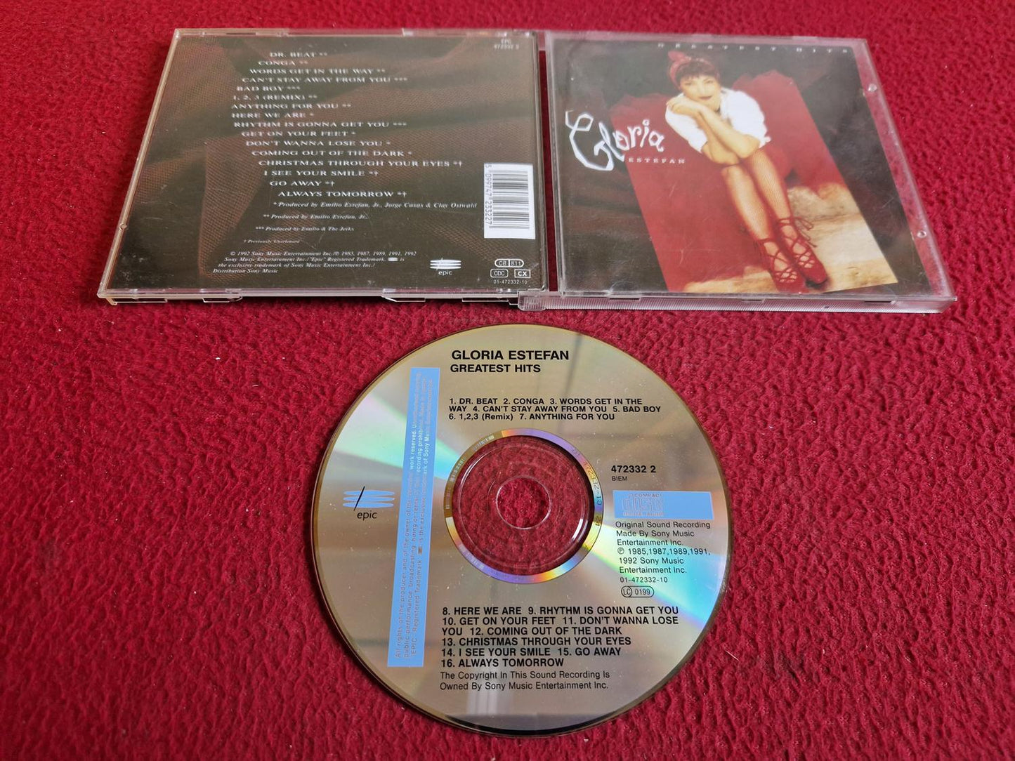 GLORIA ESTEFAN GREATEST HITS CD