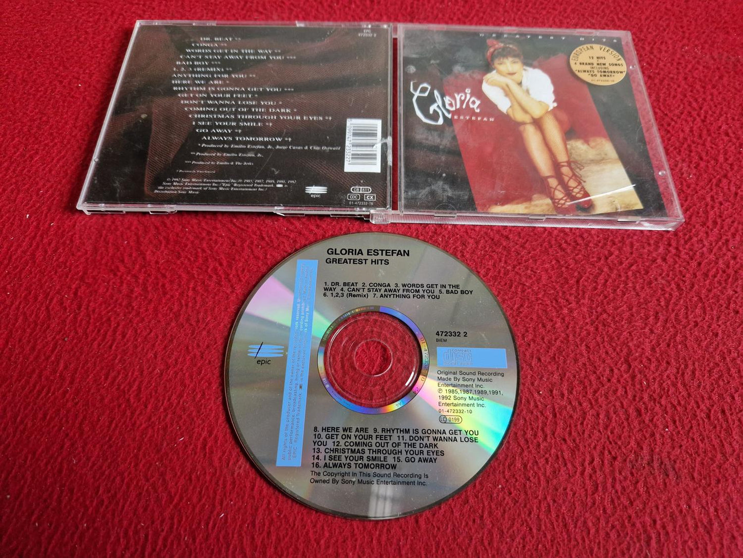 GLORIA ESTEFAN GREATEST HITS CD