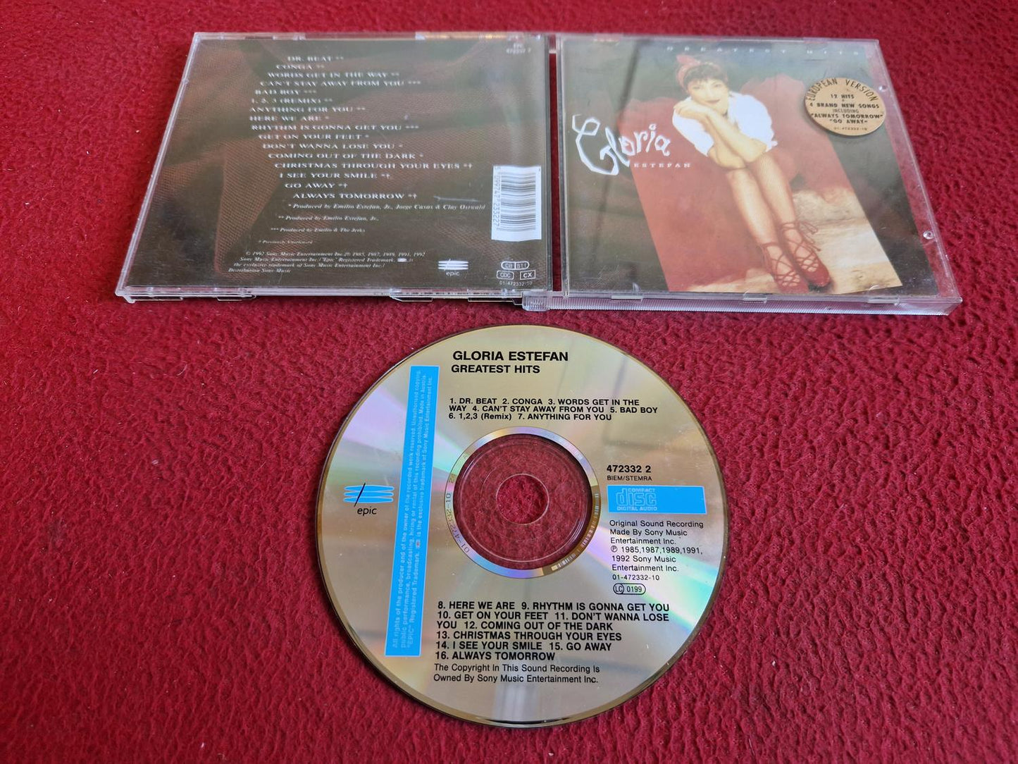 GLORIA ESTEFAN GREATEST HITS CD