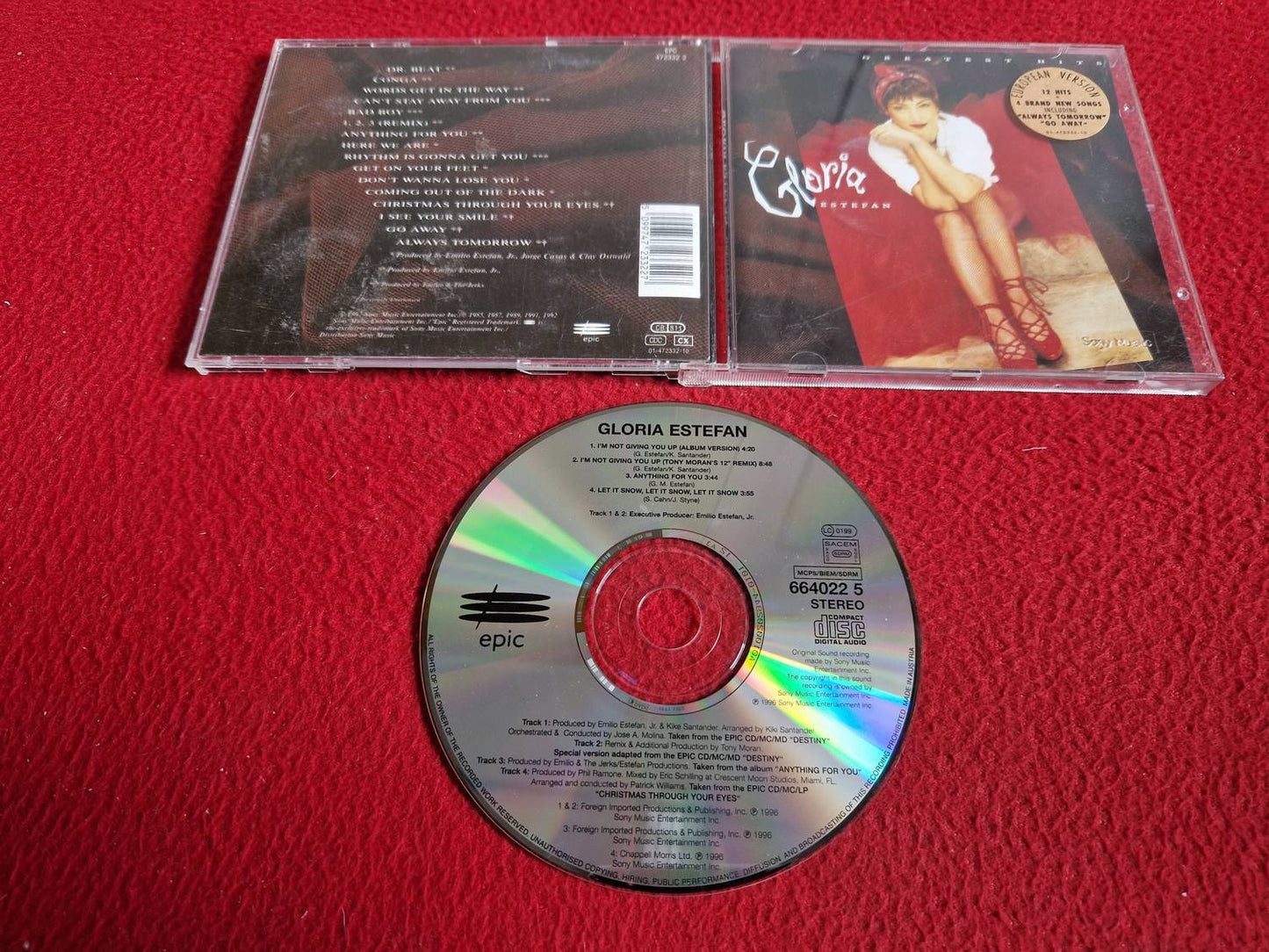 GLORIA ESTEFAN GREATEST HITS CD