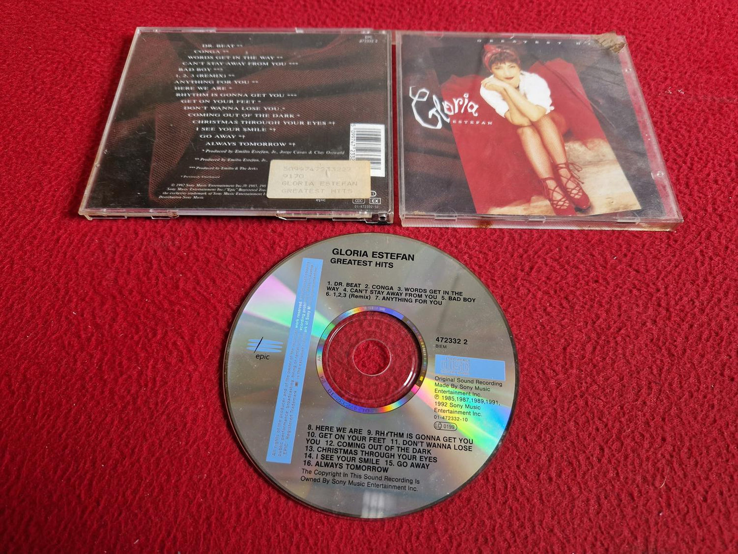 GLORIA ESTEFAN GREATEST HITS CD