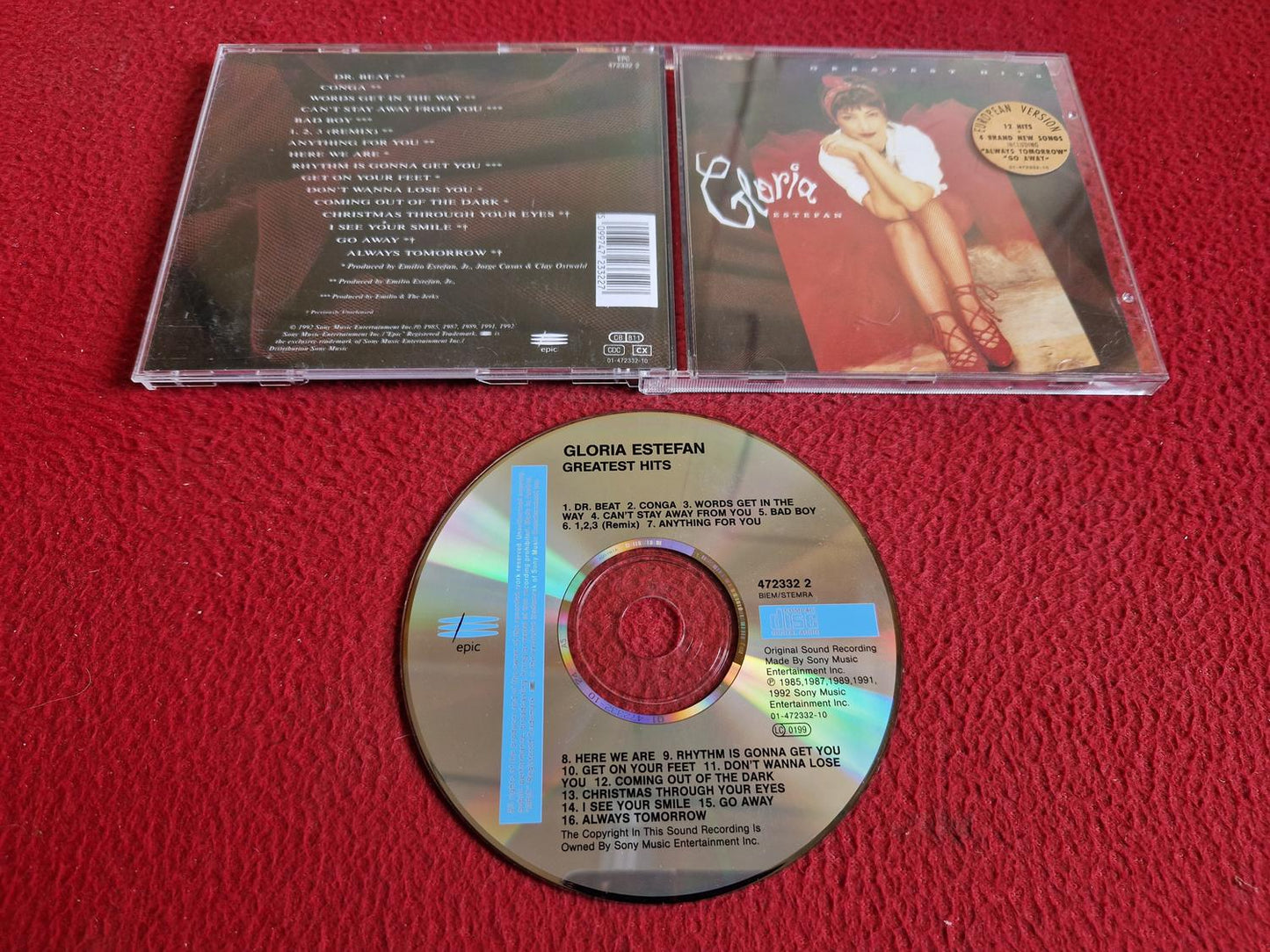 GLORIA ESTEFAN GREATEST HITS CD