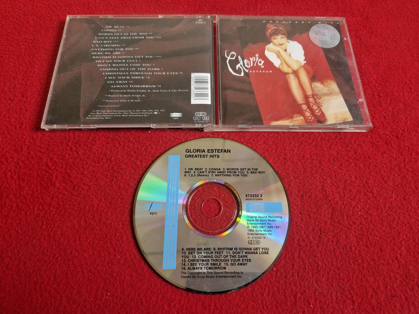 GLORIA ESTEFAN GREATEST HITS till CD